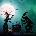 Halloween Witch Yard Decorations Witch Silhouette Yard