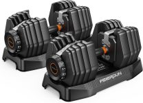FEIERDUN DB1 Quick Adjustable Dumbbell Set, 15-in-1