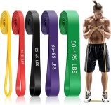 Pull Up Assistance Bands, 5-Level Resistance Bands for