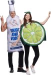 EraSpooky Vodka Bottle and Lime Couple's Tunic Costume