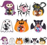 ASTARON 24pcs Halloween Treat Boxes Ghost Bat Pumpkin