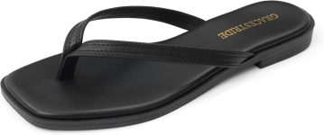 Flip Flops for Women Round Toe Thong Sandals