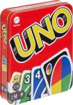 Mattel Games UNO Card Game in Travel & Storage Tin for