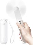 JISULIFE Handheld Fan with 4500 mAh Powerbank Max 37