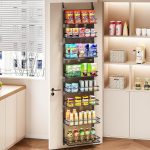 Over The Door Pantry Organizer, 8-Tier Over The Door