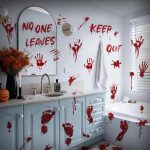 Halloween Bloody Decorations, Bloody Handprint