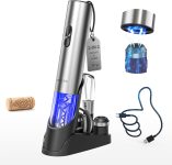CIRCLE JOY Electric Wine Opener 7-in-1 Stainless Steel
