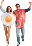 2PCS Couples Halloween Costumes for Adults Funny Food