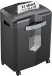 Bonsaii 12-Sheet Micro Cut Shredder, P-4 Security