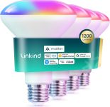 Linkind Matter Smart Light Bulb,1200LM 85W BR30 Smart