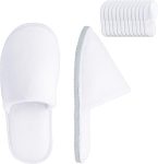 6/12 Pairs Disposable Slippers for Guests - Unisex Bulk