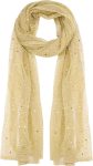 Nydotd Women Sequin Bandana Summer Silk Mesh Scarf
