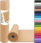 PerkHomy Brown Kraft Paper Roll 17.5" x 1,200" (100')