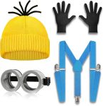 4 PCS Easter Halloween Costumes for Men Women Adults,