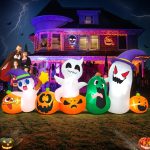 8 FT Halloween Inflatables Blow up Outdoor Decoration,