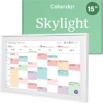 Skylight Calendar: 15-inch Wall Planner Digital