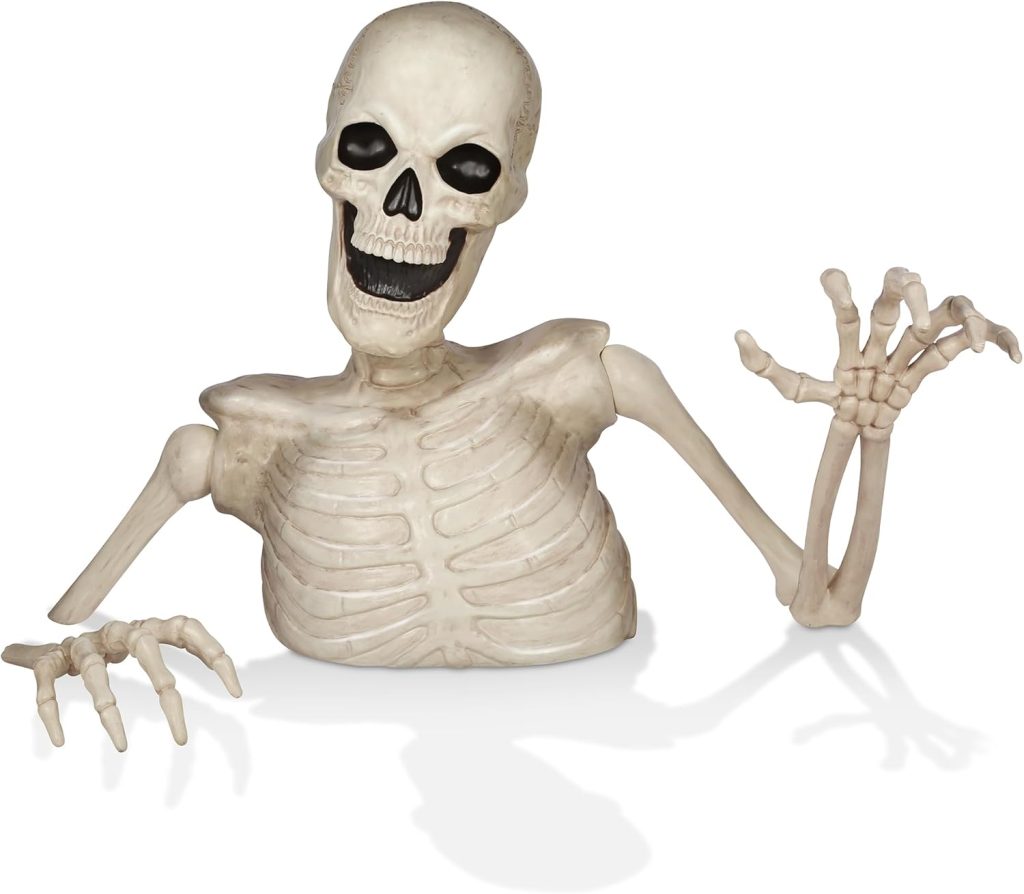 BOO BOX Halloween 48" Groundbreaking Skeleton - Scary