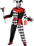 Morph Evil Jester Costume Men, Adult Jester Costume,