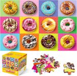 Jumbo Floor Puzzle for Kids,48 Piece Colorful Donuts