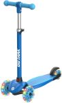 Gotrax KS1 Kids Kick Scooter, LED Lighted Wheels and 3
