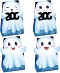 FRIDAY NIGHT 24 Pieces Halloween Ghost Candy Boxes