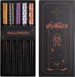 Halloween Party Reusable 5 Pairs 9.4 Inches Wooden