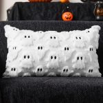 DFXSZ Halloween Pillow Covers 12x20 inch Ghost Decor