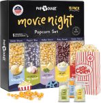 Pop n' Dulge Popcorn Movie Night Supplies 16 pcs Gift
