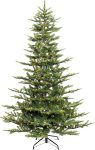 Puleo International 7.5ft Pre-Lit Aspen Fir Artificial