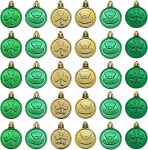 St. Patrick's Day Ornaments Set - 30 Pcs Shamrock & Top