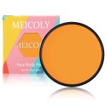 MEICOLY Orange Face Body Paint,Water Based Washable