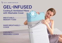 Cooling Gel Memory Foam Pillow - 1-Pack - Standard Size