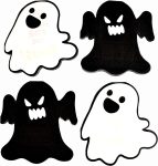 80PCS Halloween Ghost Napkins – Disposable Scary &