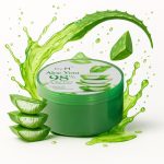 by.H Organic Aloe Vera Gel for Skin & Body - Large Jar