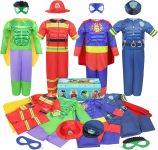 Boys Muscle Chest Dress up Costumes Trunk with