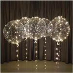 Lightsfever warm white led balloons with batteries,