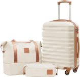 COOLIFE Luggage Carry On Luggage Suitcase Softside
