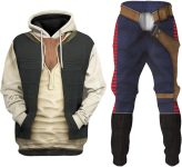 Adult Halloween Cosplay Hoodie Pants Outfit 3D Print