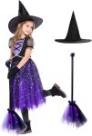 Witch Costume for Girls Fairytale Witch Cute Princess