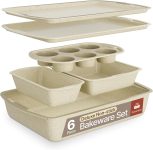 Bakken Swiss - Bakeware Set – 6 Piece – Stackable,