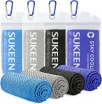 Sukeen 4 Pack Cooling Towels (40"x12"), Cooling Neck