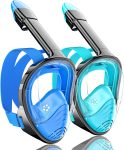 QingSong Full Face Snorkel Mask for Adults, Snorkeling