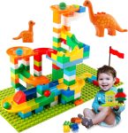 Marble Run Building Blocks for Kids, 145 PCS Building