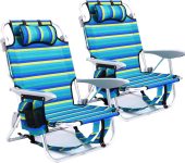 2 Pack Lightweight Portable Camping Beach Chair for