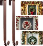 2 Pack Wreath Hanger for Front Door, 20 lbs Christmas