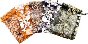 HGJST 50 PcsHalloween Candy Gift Bag, Halloween