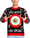Tipsy Elves Ugly Christmas Sweaters for Men - Colorful