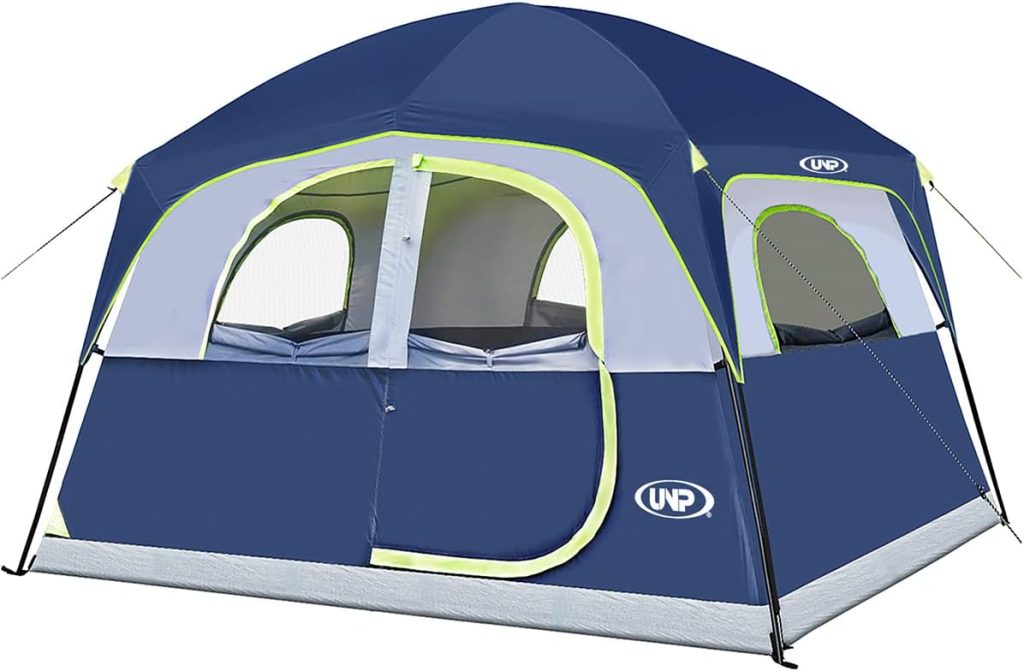 UNP Tents 6 Person Waterproof Windproof Easy