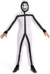 Tipsy Elves Funny Stick man Men's Halloween Costume -