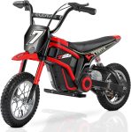 ELEMARA Electric Dirt Bike for Kids,15.5 mph & 150lb
